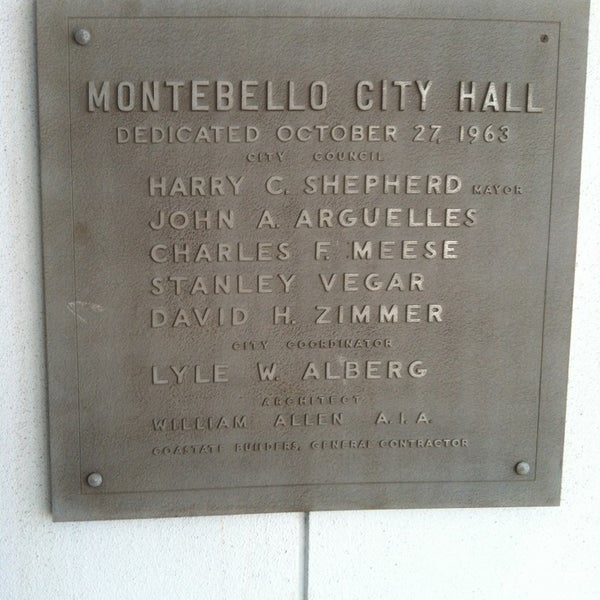 Montebello City Hall Montebelloの市役所