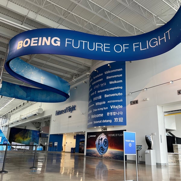 Foto diambil di Future of Flight Aviation Center &amp; Boeing Tour oleh Sha F. pada 11/27/2022