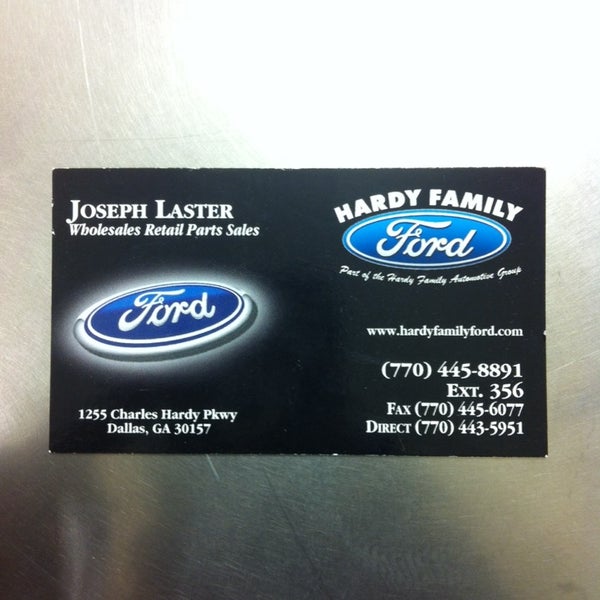 Hardy Family Ford - A Family-Owned Dealership in Dallas, GA