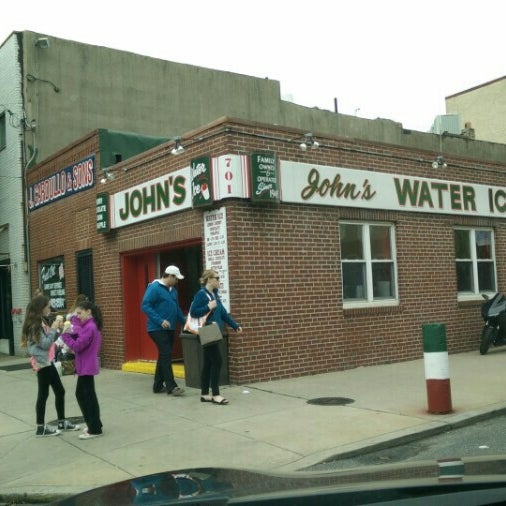 Photo taken at John&#39;s Water Ice by winston y. on 5/22/2016