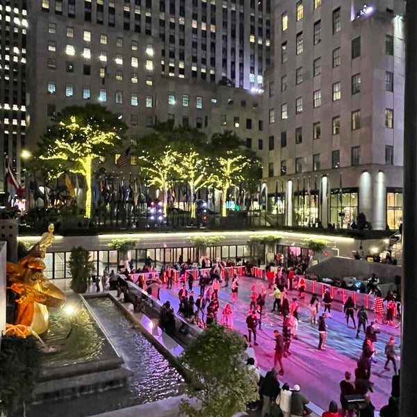 Photo taken at The Rink at Rockefeller Center by Andrea M. on 10/9/2022