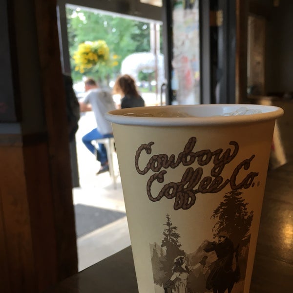 Photo taken at Cowboy Coffee Co. by Andrea M. on 6/23/2018
