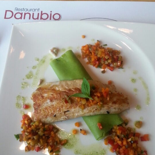 Photo taken at Restaurant DANUBIO by Milan T. on 10/10/2014