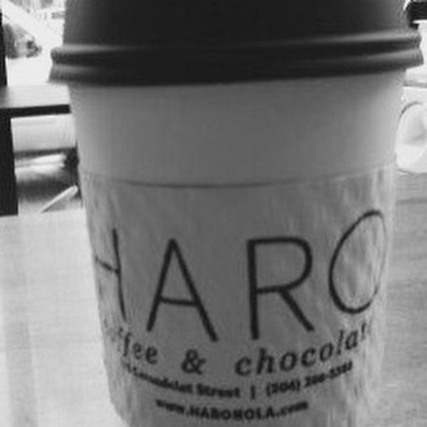 Photo taken at HARO coffee &amp; chocolate by Ryan H. on 4/15/2015