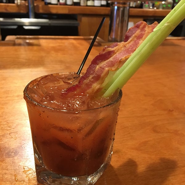 Delicious Bloody Mary - with bacon!  Burger was tasty. Cookies were fantastic too. You can't go wrong at this place, just eat or drink something!