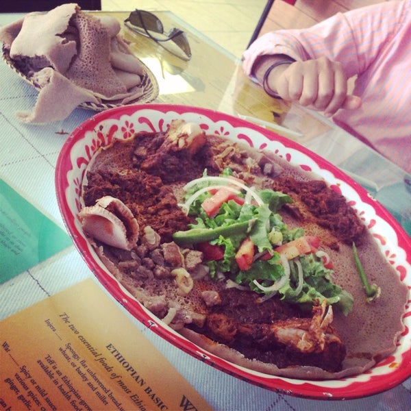 4/12/2014 tarihinde Ali A.ziyaretçi tarafından Red Sea Ethiopian Restaurant'de çekilen fotoğraf