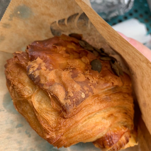 The croissant is a bit too dense and not as buttery since it’s sourdough but all the other pastries are excellent, especially the pain au choc (really good chocolate), Cheese croissant & Cruffin
