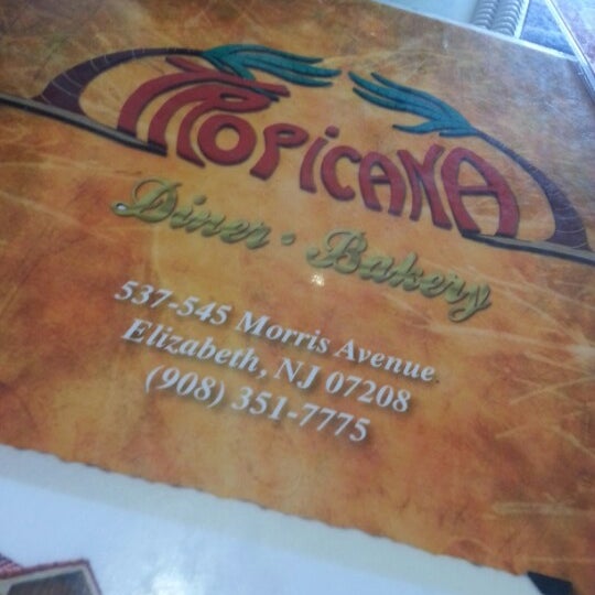 Photo taken at Tropicana Diner and Bakery by Diana L. on 2/3/2013