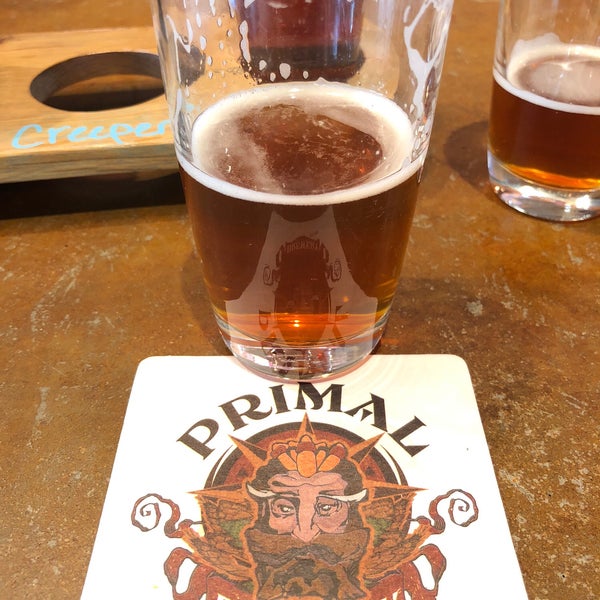 Photo taken at Primal Brewery by Chuck B. on 5/10/2018