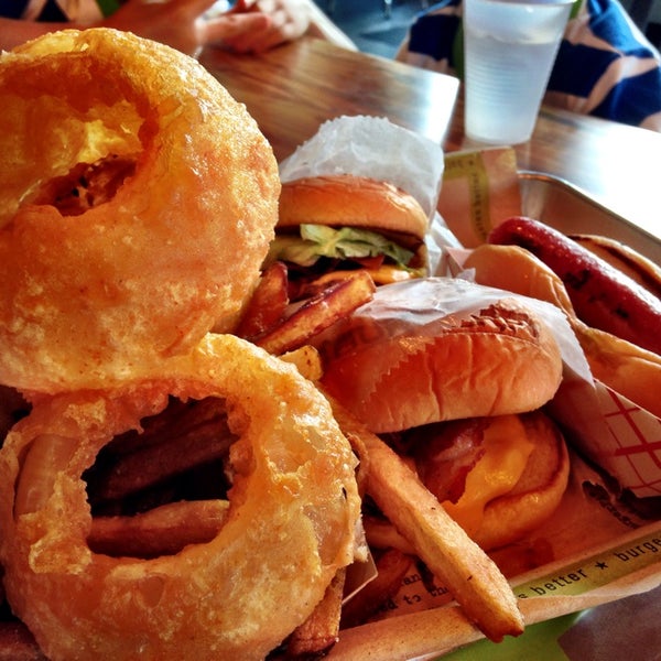 Photo taken at BurgerFi by Joe K. on 8/24/2014