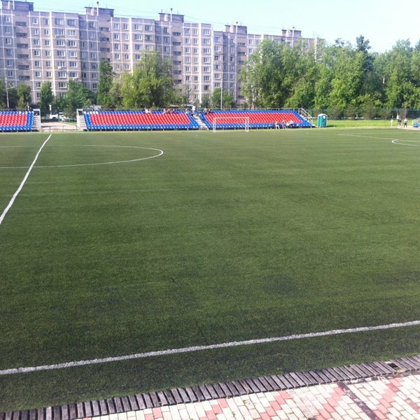 Photo taken at Стадион «Планета» by Сергей Ф. on 5/25/2013