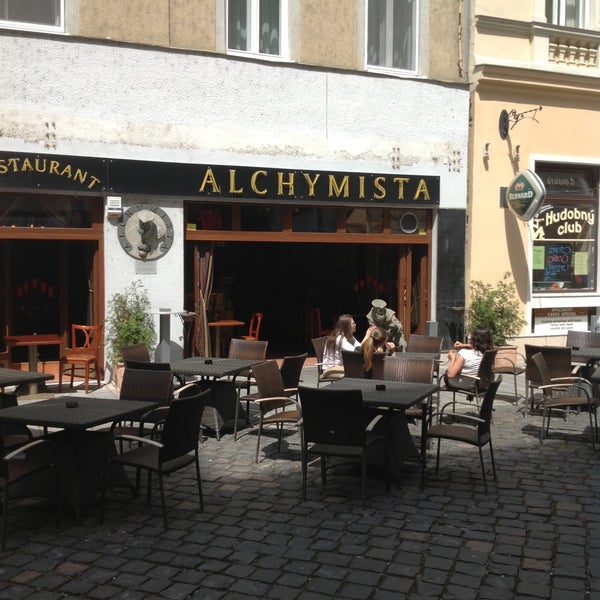 Photo taken at Alchymista restaurant by Александр Х. on 5/5/2013