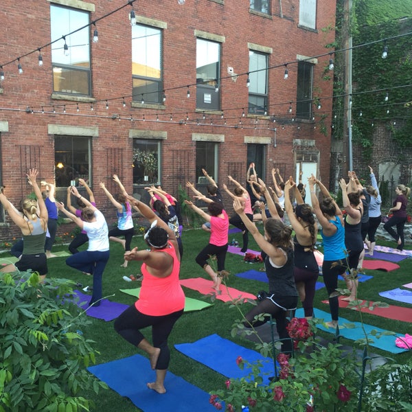 We often do Free Yoga with Flowforms in the courtyard! More info on Facebook!