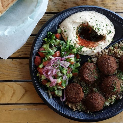 Top yours with their outstanding house-made pickled carrots, tahini and other sauces for a meal that will bring utter happiness. There is no finer example of classic falafel in L.A.