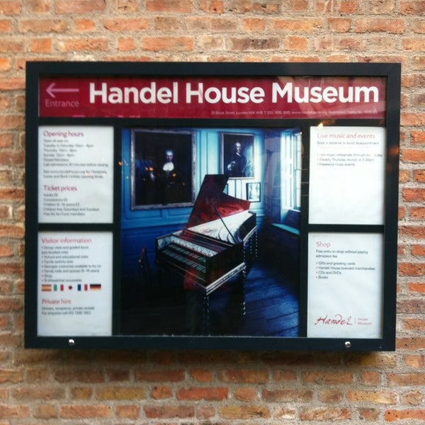 1/16/2013 tarihinde Esper L.ziyaretçi tarafından Handel &amp; Hendrix in London'de çekilen fotoğraf