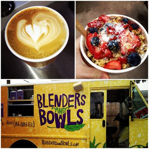 รูปภาพถ่ายที่ Blenders and Bowls โดย Brittany B. เมื่อ 1/25/2013