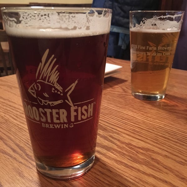 Photo taken at Rooster Fish Brewing Pub by Rebecca R. on 4/2/2018