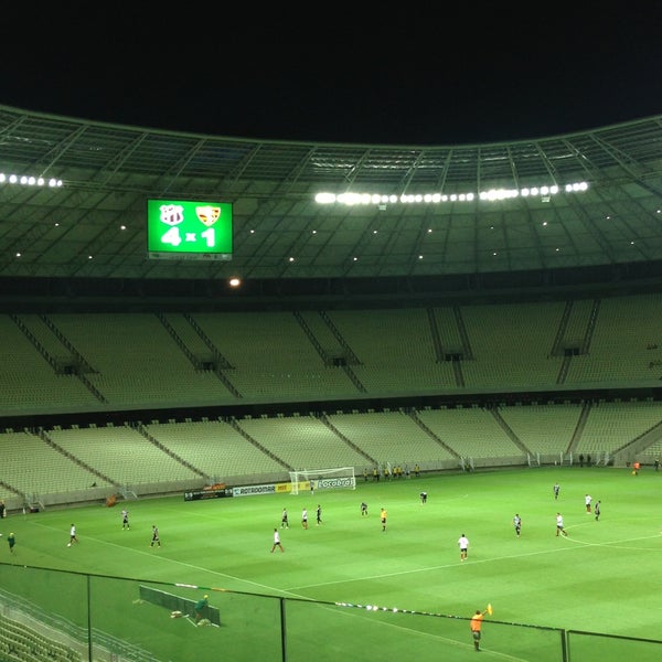 Photo taken at Arena Castelão by Henrique P. on 4/19/2013