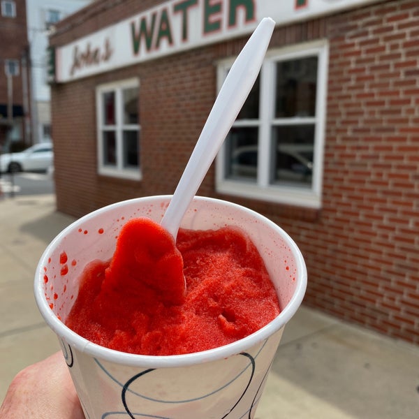 This water ice had a great texture. We had the cherry and it was super good. Cash only and expect a line.