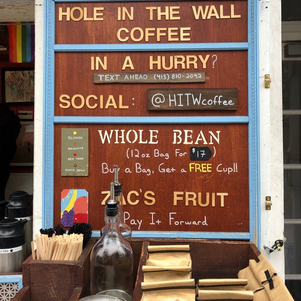 Photo taken at Hole in the Wall Coffee by Lana on 9/3/2018
