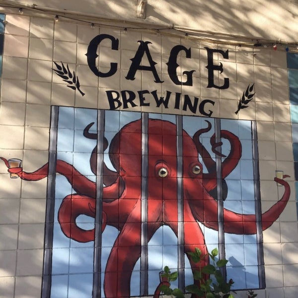 Photo taken at Cage Brewing by Christopher N. on 7/3/2019