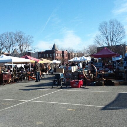 Photo taken at The Flea Market at Eastern Market by Minju K. on 1/20/2013