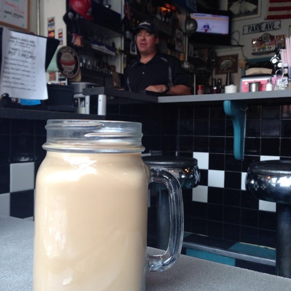 Photo taken at Johnny B Good&#39;s Diner by Angie R. on 5/16/2014