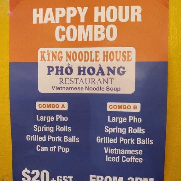 King Noodle House Pho Hoang Vietamese Noodle Soup Restaurant McCauley