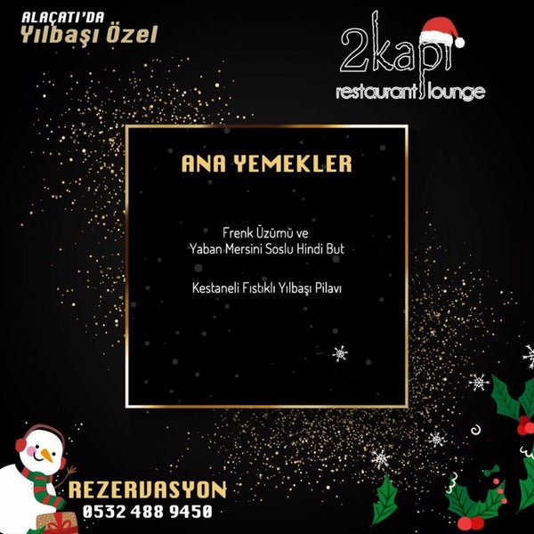 รูปภาพถ่ายที่ 2Kapı Restaurant &amp; Lounge โดย Ali Haydar T. เมื่อ 12/13/2018