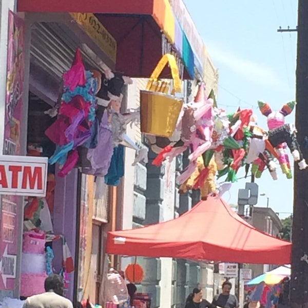 Photo taken at Piñata District - Los Angeles by Erika A. on 5/4/2014