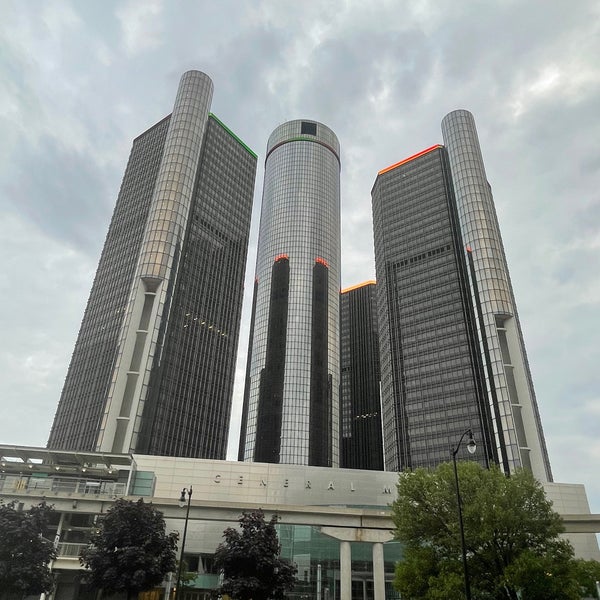 Photo taken at GM Renaissance Center by Ahmed on 5/20/2021
