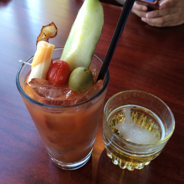 Morning! Bloody Mary and included chaser