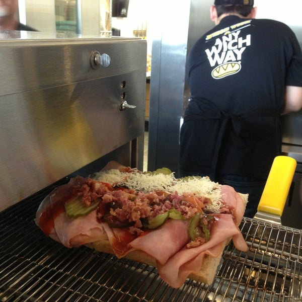 Photo taken at Which Wich? Superior Sandwiches by ALF on 6/11/2013