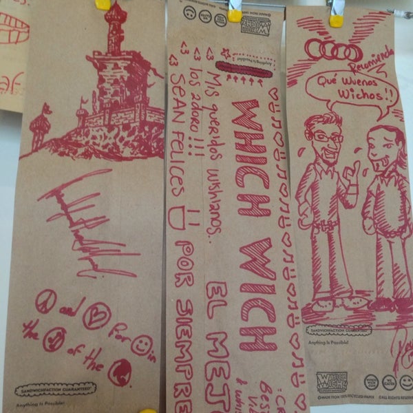 Photo taken at Which Wich? Superior Sandwiches by ALF on 7/8/2013