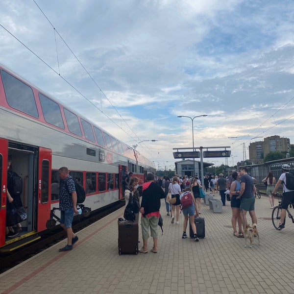 Photo taken at Vilnius Train Station by Menno J. on 7/13/2021