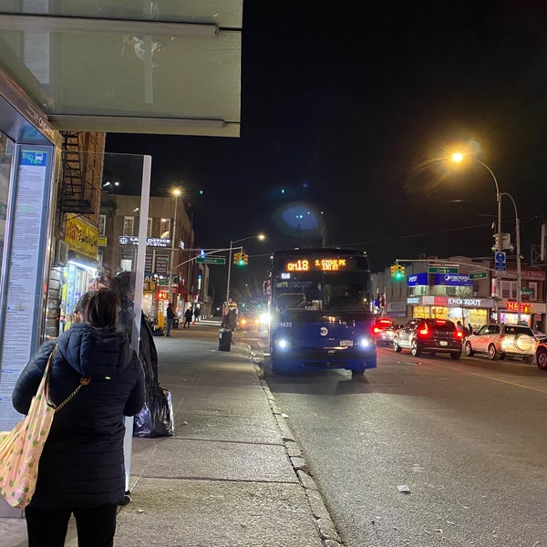 MTA Bus Stop Lefferts Blvd & Liberty Avenue (Q10/Q10LTD/QM18) Bus