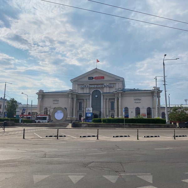 Photo taken at Vilnius Train Station by Menno J. on 7/13/2021