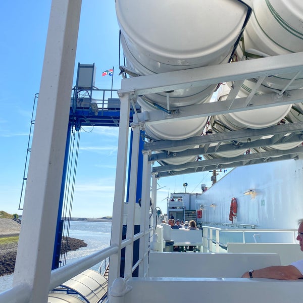 Veerboot EemshavenBorkum Boot oder Fähre