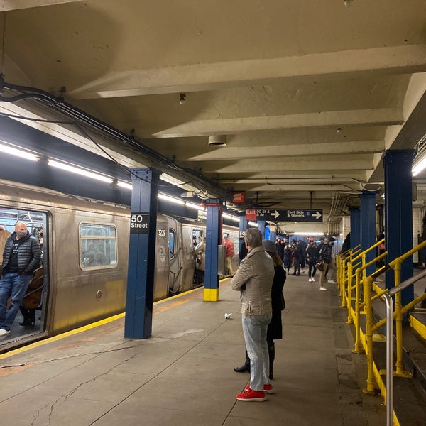 Das Foto wurde bei MTA Subway - 50th St (C/E) von Menno J. am 3/5/2022 aufgenommen