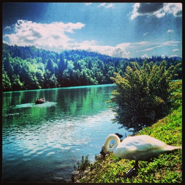 Photo taken at Zbiljsko jezero by ziva on 6/9/2013
