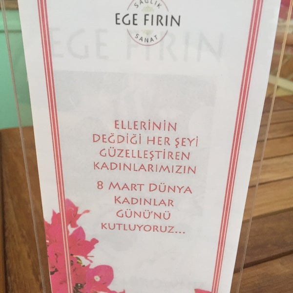 3/8/2016 tarihinde Kemal H.ziyaretçi tarafından Ege Fırın'de çekilen fotoğraf