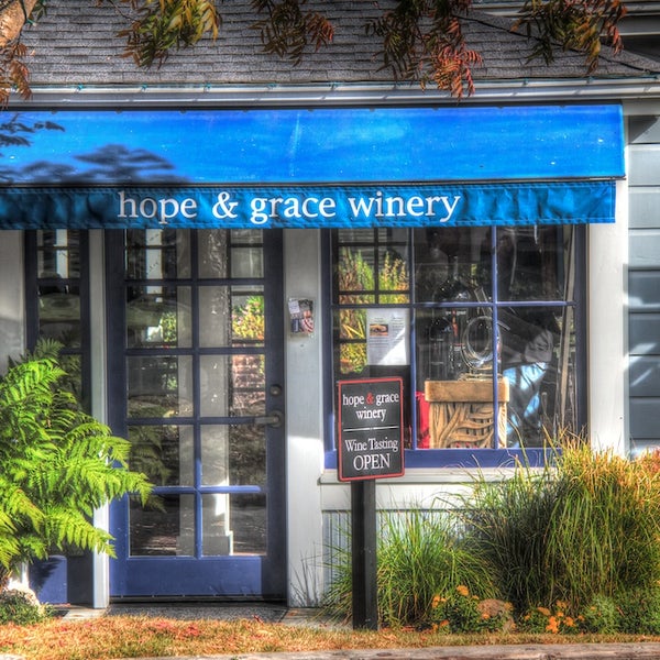 Photo taken at hope &amp; grace Wines by hope &amp; grace Wines on 10/2/2013