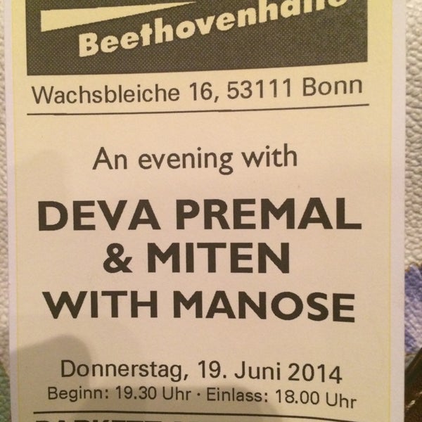 Photo taken at Beethovenhalle by Marianna V. on 6/19/2014