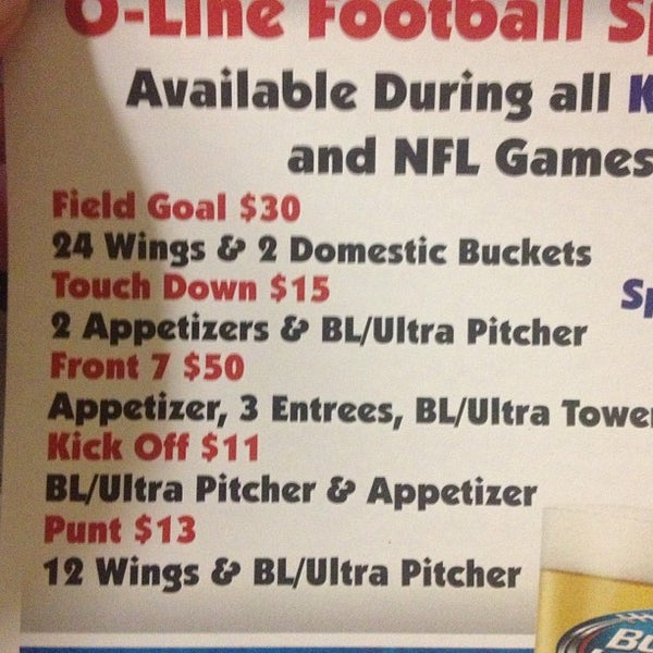Photo taken at The O&#39;Line Sports Grill by B-Rizzle B. on 9/3/2013
