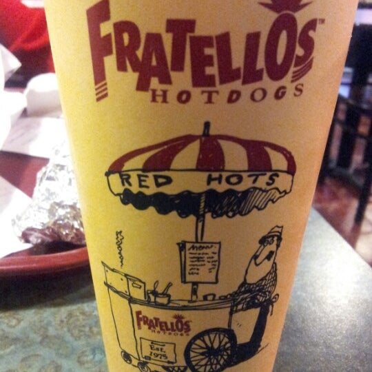 Photo taken at Fratellos Hot Dogs by Valentin T. on 1/28/2013