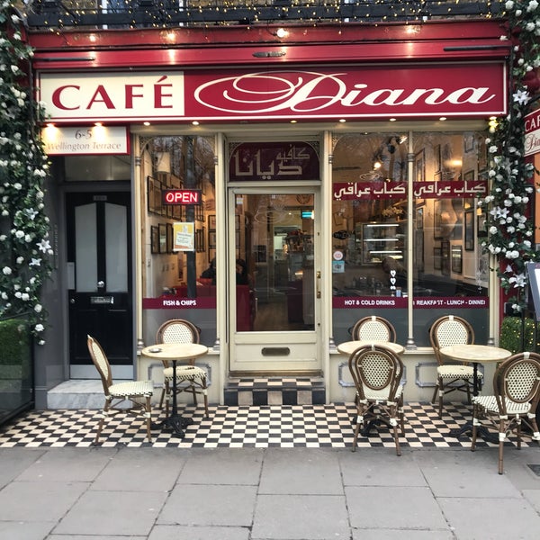 Photo taken at Café Diana by Diana C. on 4/1/2018