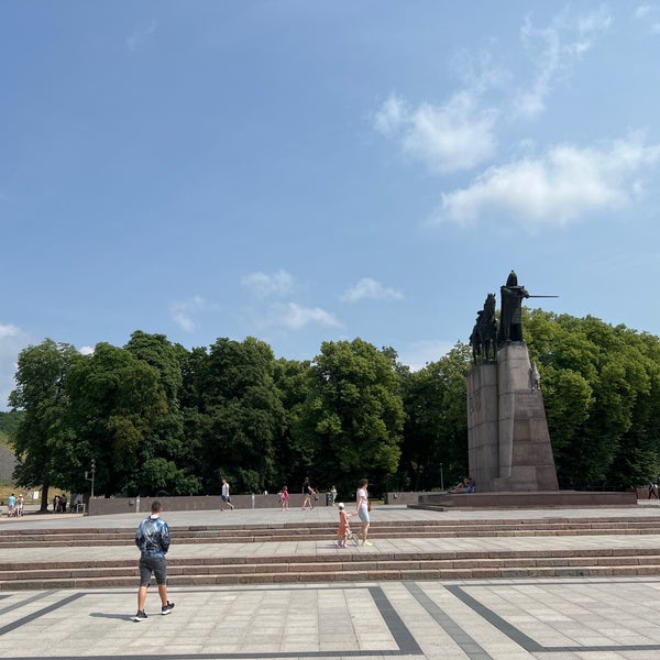 Photo taken at Great Duke Gediminas monument by Patrick v. on 6/19/2023