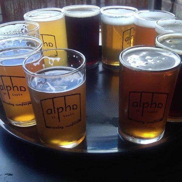 Photo taken at Alpha Brewing Company by Kelly B. on 7/28/2013