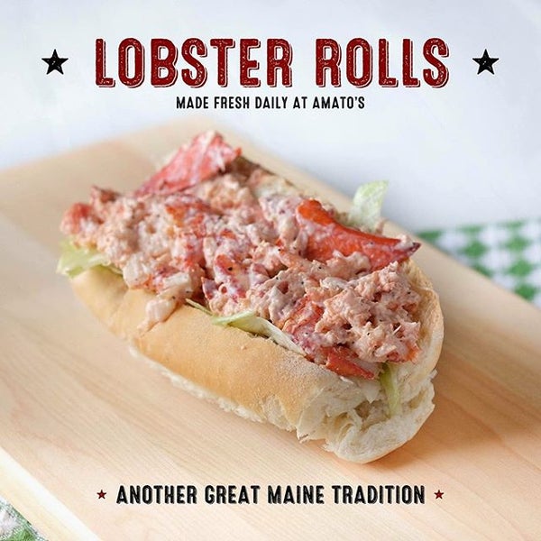 Your visit to Amato's this summer wouldn't be complete without a fresh lobster roll. These rolls are made fresh daily at participating Amato's locations. Prices and participation may vary.