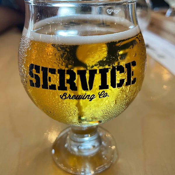 Photo taken at Service Brewing Co by Jamie M. on 8/5/2021